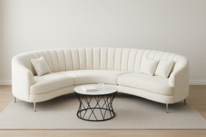 modular curved sectional Sofa